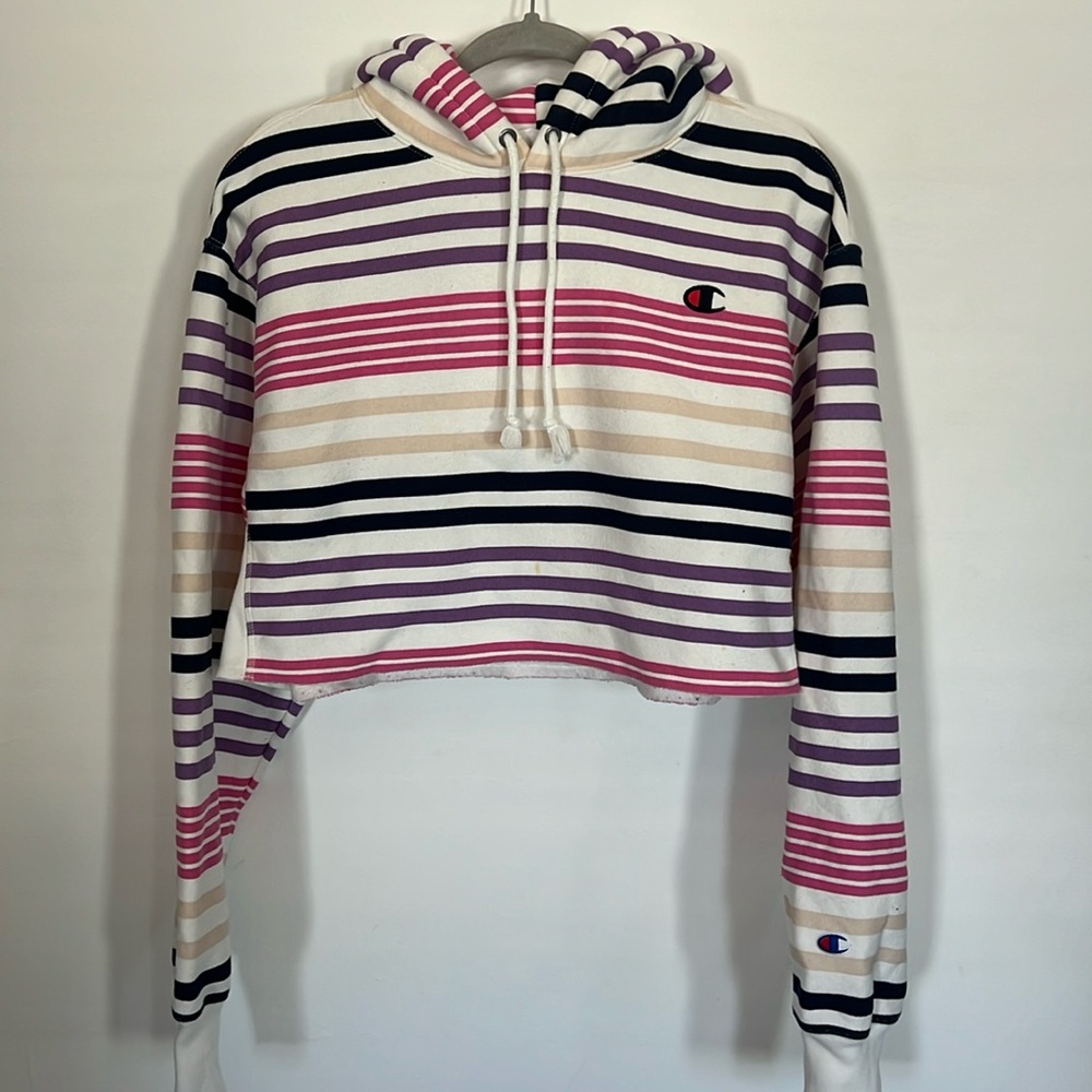 CHAMPION cropped hoddie